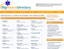 Tablet Screenshot of bigmedicaldirectory.com